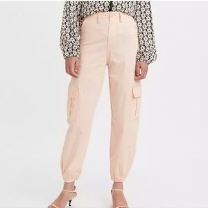 Levi pink cargo jeans.